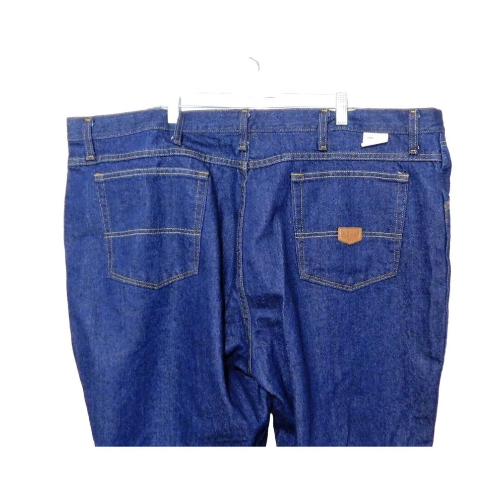 Red Kap Jeans 48x30 Actual L 29 Dark Blue Denim 100% Cotton - Picture 6 of 9